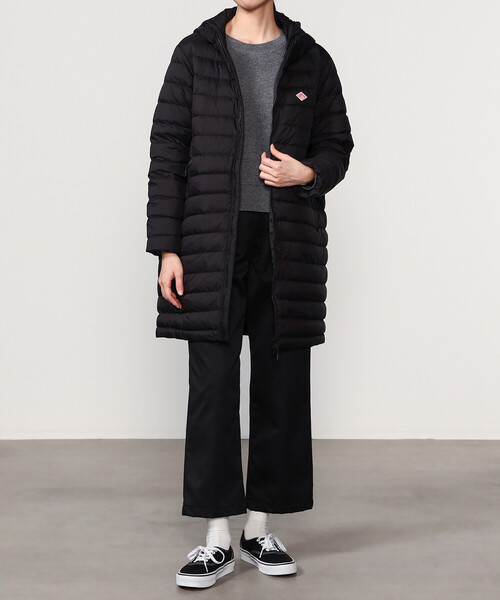 DANTON | ナイロンタフタ ミドルダウンフードコート WOMEN（ダウン