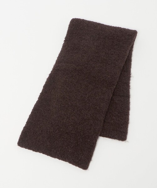 green label relaxing（グリーンレーベルリラクシング）の「ループ マフラー（マフラー・レディース・オフホワイト/ブラウン系/ライトグレー・FREE）」の7枚目の写真