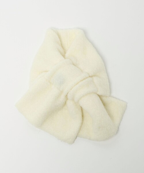 green label relaxing（グリーンレーベルリラクシング）の「ループ マフラー（マフラー・レディース・オフホワイト/ブラウン系/ライトグレー・FREE）」の9枚目の写真