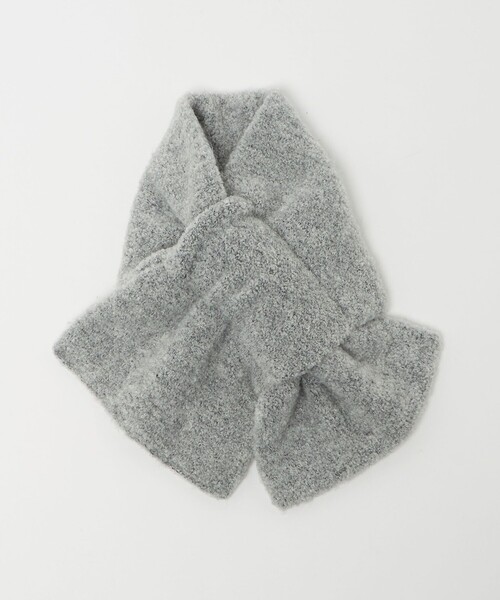 green label relaxing（グリーンレーベルリラクシング）の「ループ マフラー（マフラー・レディース・オフホワイト/ブラウン系/ライトグレー・FREE）」の12枚目の写真