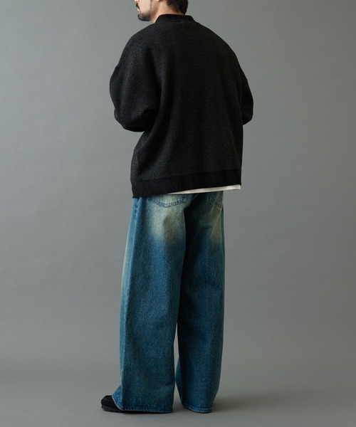 COLONY 2139（コロニートゥーワンスリーナイン）の「モールニットポロ（ニット/セーター・メンズ・チャコールグレー/ブラック・LARGE/MEDIUM）」の5枚目の写真