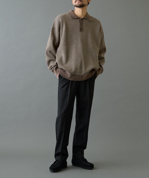 COLONY 2139（コロニートゥーワンスリーナイン）の「モールニットポロ（ニット/セーター・メンズ・チャコールグレー/ブラック・LARGE/MEDIUM）」の13枚目の写真