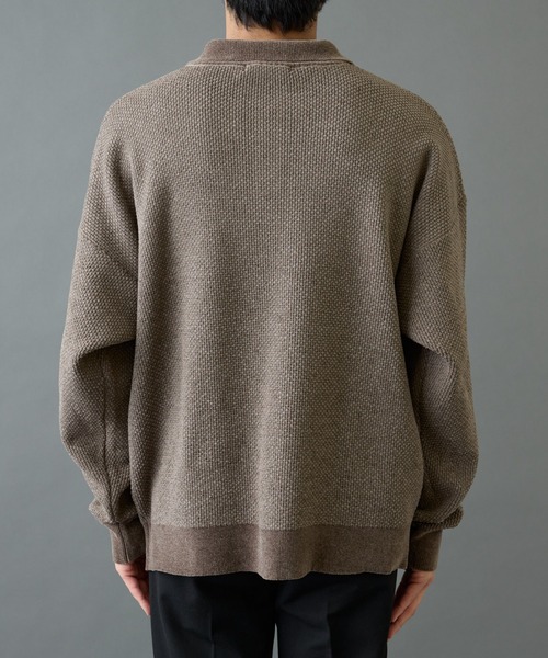 COLONY 2139（コロニートゥーワンスリーナイン）の「モールニットポロ（ニット/セーター・メンズ・チャコールグレー/ブラック・LARGE/MEDIUM）」の20枚目の写真