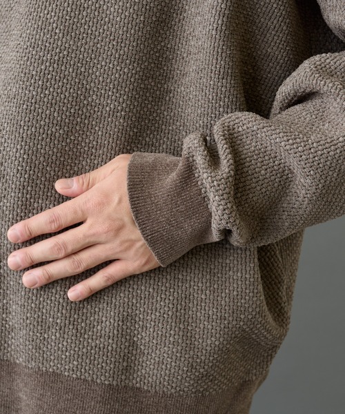 COLONY 2139（コロニートゥーワンスリーナイン）の「モールニットポロ（ニット/セーター・メンズ・チャコールグレー/ブラック・LARGE/MEDIUM）」の22枚目の写真