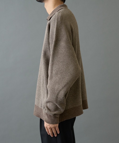 COLONY 2139（コロニートゥーワンスリーナイン）の「モールニットポロ（ニット/セーター・メンズ・チャコールグレー/ブラック・LARGE/MEDIUM）」の17枚目の写真