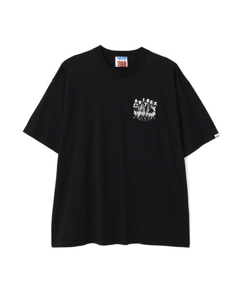CITY COUNTRY CITY(シティーカントリーシティー)の「《AVIREX × CITY COUNTRY CITY》SIGNATURE LOGO T-SHIRT / シグネチャー ロゴ ティーシャツ / アヴィレックス / シティーカントリーシティー(Tシャツ/カットソー・メンズ・ブラック/ホワイト・SMALL/X-LARGE/MEDIUM/LARGE)」の12枚目の写真