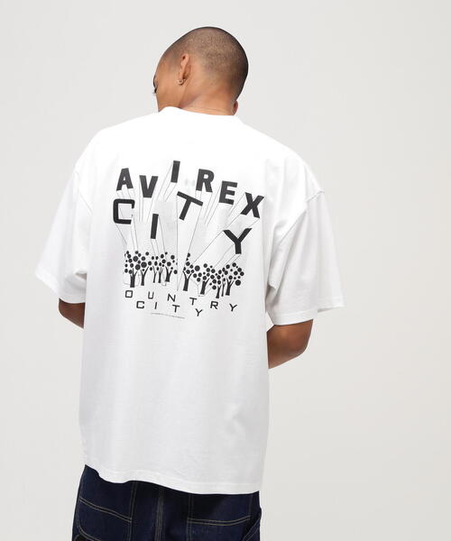 CITY COUNTRY CITY(シティーカントリーシティー)の「《AVIREX × CITY COUNTRY CITY》SIGNATURE LOGO T-SHIRT / シグネチャー ロゴ ティーシャツ / アヴィレックス / シティーカントリーシティー(Tシャツ/カットソー・メンズ・ブラック/ホワイト・SMALL/X-LARGE/MEDIUM/LARGE)」の14枚目の写真