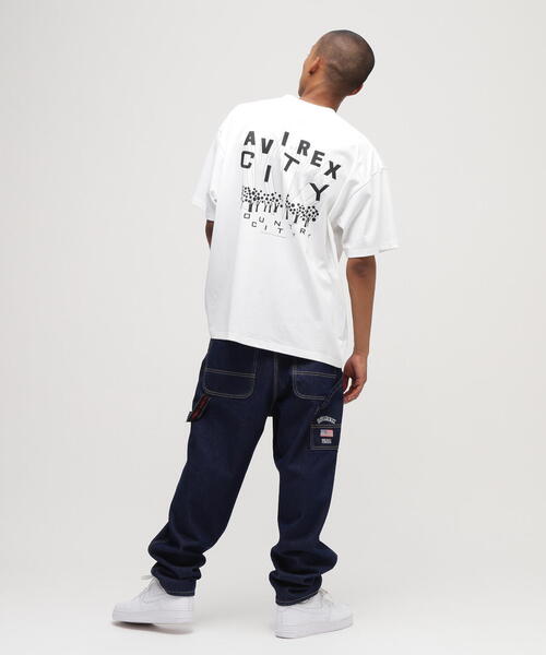 CITY COUNTRY CITY(シティーカントリーシティー)の「《AVIREX × CITY COUNTRY CITY》SIGNATURE LOGO T-SHIRT / シグネチャー ロゴ ティーシャツ / アヴィレックス / シティーカントリーシティー(Tシャツ/カットソー・メンズ・ブラック/ホワイト・SMALL/X-LARGE/MEDIUM/LARGE)」の15枚目の写真