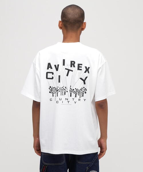 CITY COUNTRY CITY(シティーカントリーシティー)の「《AVIREX × CITY COUNTRY CITY》SIGNATURE LOGO T-SHIRT / シグネチャー ロゴ ティーシャツ / アヴィレックス / シティーカントリーシティー(Tシャツ/カットソー・メンズ・ブラック/ホワイト・SMALL/X-LARGE/MEDIUM/LARGE)」の18枚目の写真