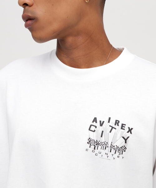 CITY COUNTRY CITY(シティーカントリーシティー)の「《AVIREX × CITY COUNTRY CITY》SIGNATURE LOGO T-SHIRT / シグネチャー ロゴ ティーシャツ / アヴィレックス / シティーカントリーシティー(Tシャツ/カットソー・メンズ・ブラック/ホワイト・SMALL/X-LARGE/MEDIUM/LARGE)」の19枚目の写真