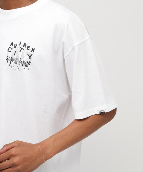 CITY COUNTRY CITY(シティーカントリーシティー)の「《AVIREX × CITY COUNTRY CITY》SIGNATURE LOGO T-SHIRT / シグネチャー ロゴ ティーシャツ / アヴィレックス / シティーカントリーシティー(Tシャツ/カットソー・メンズ・ブラック/ホワイト・SMALL/X-LARGE/MEDIUM/LARGE)」の20枚目の写真