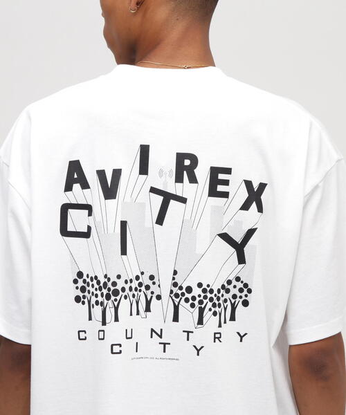 CITY COUNTRY CITY(シティーカントリーシティー)の「《AVIREX × CITY COUNTRY CITY》SIGNATURE LOGO T-SHIRT / シグネチャー ロゴ ティーシャツ / アヴィレックス / シティーカントリーシティー(Tシャツ/カットソー・メンズ・ブラック/ホワイト・SMALL/X-LARGE/MEDIUM/LARGE)」の22枚目の写真