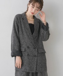 RETRO GIRL | 【WEB限定】ツイードダブルブレストテーラー(テーラードジャケット)