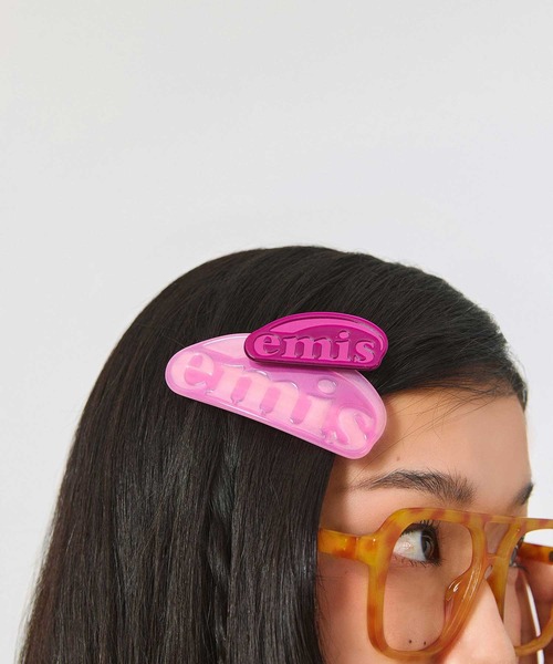 EMIS（イミス）の「LOGO AUTO HAIRPIN（バレッタ/ヘアクリップ・レディース・バーガンディー/ピンク/ブラック/ベージュ・FREE）」の12枚目の写真