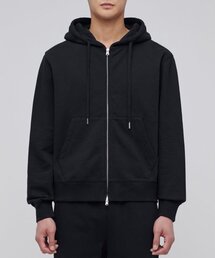 MUSINSA STANDARD（ムシンサスタンダード）の「HOODIE SWEAT ZIP-UP_SHORT LENGTH VER. [BLACK]（パーカー）」