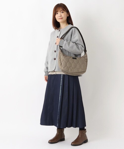 one'sterrace(ワンズテラス)の「LIZ キルティングショルダー(ショルダーバッグ・レディース・ベージュ系その他7/ブラック系8/グレー系その他7・99)」の18枚目の写真