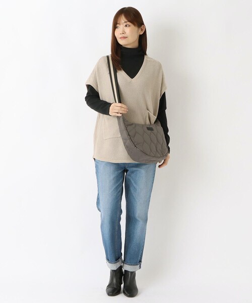 one'sterrace(ワンズテラス)の「LIZ キルティングショルダー(ショルダーバッグ・レディース・ベージュ系その他7/ブラック系8/グレー系その他7・99)」の20枚目の写真