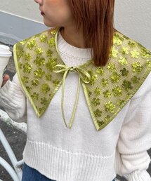 HELLO.SANFRANCISCO | ■【HELLO.SANFRANCISCO/ハローサンフランシスコ】スパンコール付け衿(付け襟)