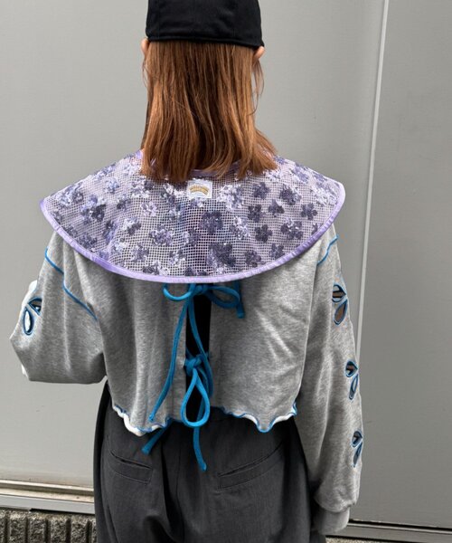 HELLO.SANFRANCISCO(ハローサンフランシスコ)の「■【HELLO.SANFRANCISCO/ハローサンフランシスコ】スパンコール付け衿(付け襟・レディース・サックスブルー/パープル/グリーン・ONE SIZE)」の14枚目の写真