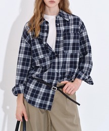 ラウンドカラー フリルニットポロシャツ FQ24S049【Fano Studios