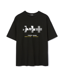 DNSR（ディーエヌエスアール）の「Violent T-Shirt Black（Tシャツ/カットソー・メンズ）」