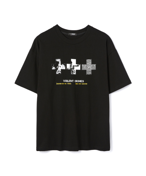 DNSR(ディーエヌエスアール)の「バイオレントTシャツブラック(Tシャツ/カットソー・メンズ・その他・MEDIUM/LARGE/X-LARGE)」の1枚目の写真