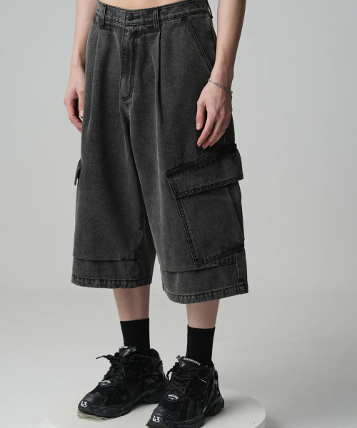 AVANDRESS（アバンドレス ）の「Side Big Denim Shorts CAMO（その他パンツ・レディース・カーキ・MEDIUM/LARGE/XX-SMALL/X-SMALL/SMALL）」の11枚目の写真