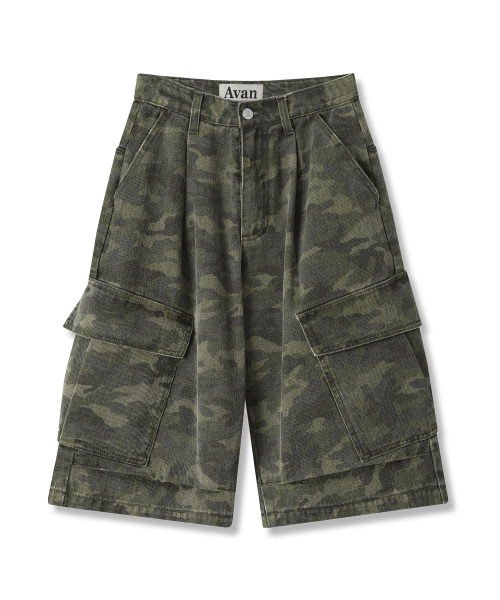 AVANDRESS（アバンドレス ）の「Side Big Denim Shorts CAMO（その他パンツ・レディース・カーキ・MEDIUM/LARGE/XX-SMALL/X-SMALL/SMALL）」の12枚目の写真