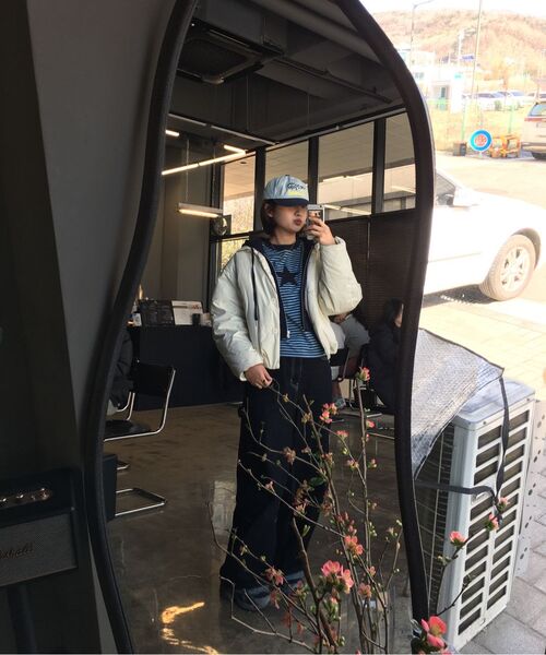 AAKAM(アーカム)の「Needlework Carpenter Denim Pants (Black)(デニムパンツ・レディース・ブラック・1/2)」の15枚目の写真
