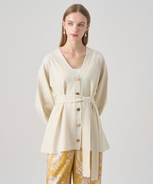 ANAYI | メリノウールベルト付き カーディガン(カーディガン/ボレロ)