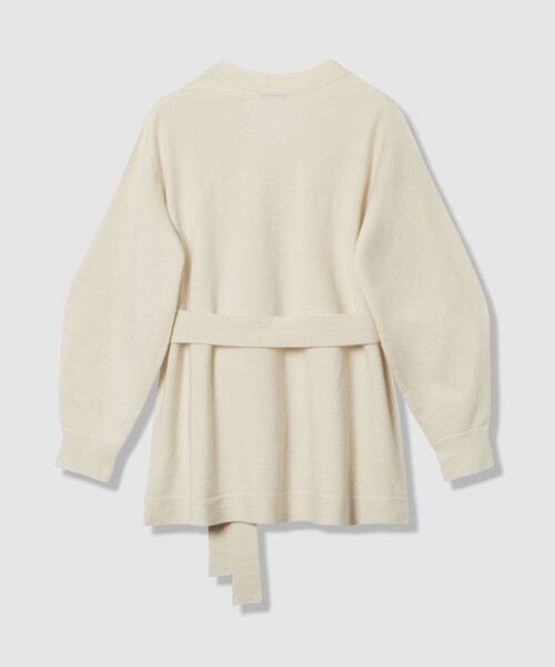 ANAYI（アナイ）の「メリノウールベルト付き カーディガン（カーディガン/ボレロ・レディース・ネイビー/オフホワイト/モカ・38/36）」の21枚目の写真