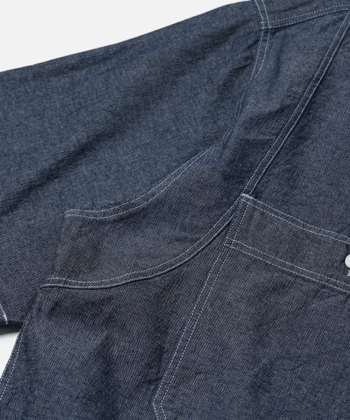 FRIZMWORKS(フリズムワークス)の「CHAMBRAY BIG POCKET HALF SHIRT _ INDIGO(シャツ/ブラウス・メンズ・その他・X-LARGE/LARGE/MEDIUM/SMALL)」の5枚目の写真
