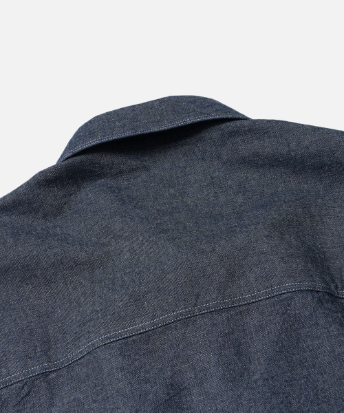 FRIZMWORKS(フリズムワークス)の「CHAMBRAY BIG POCKET HALF SHIRT _ INDIGO(シャツ/ブラウス・メンズ・その他・X-LARGE/LARGE/MEDIUM/SMALL)」の8枚目の写真