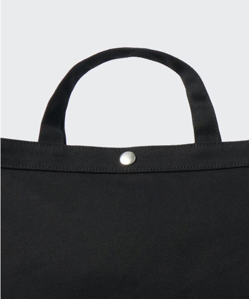 MUSINSA STANDARD（ムシンサスタンダード）の「キャンバスワイド2ウェイトートバッグ[ブラック]（トートバッグ・レディース・その他・FREE）」の8枚目の写真