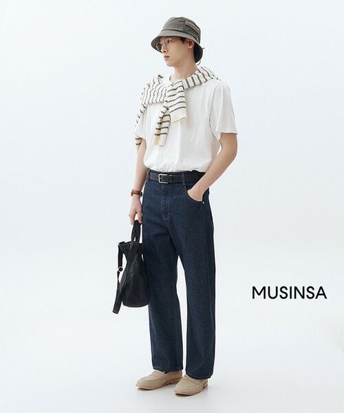 MUSINSA STANDARD（ムシンサスタンダード）の「キャンバスワイド2ウェイトートバッグ[ブラック]（トートバッグ・レディース・その他・FREE）」の12枚目の写真