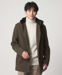 A DAY IN THE LIFE UNITED ARROWS | ニットメルトン フードコート-防風-<A DAY IN THE LIFE>(その他アウター)