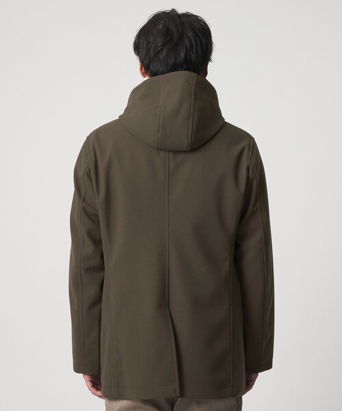 A DAY IN THE LIFE UNITED ARROWS（アデイインザライフユナイテッドアローズ）の「ニットメルトン フードコート-防風-＜A DAY IN THE LIFE＞（その他アウター・メンズ・ブラウン系/オリーブ/ネイビー・M/S/L）」の10枚目の写真