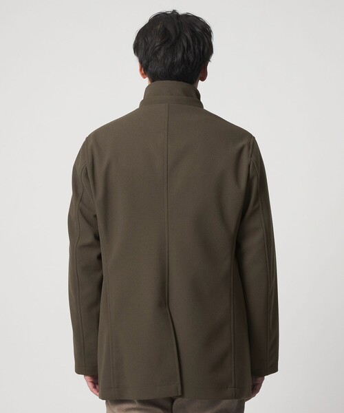 A DAY IN THE LIFE UNITED ARROWS（アデイインザライフユナイテッドアローズ）の「ニットメルトン フードコート-防風-＜A DAY IN THE LIFE＞（その他アウター・メンズ・ブラウン系/オリーブ/ネイビー・M/S/L）」の13枚目の写真