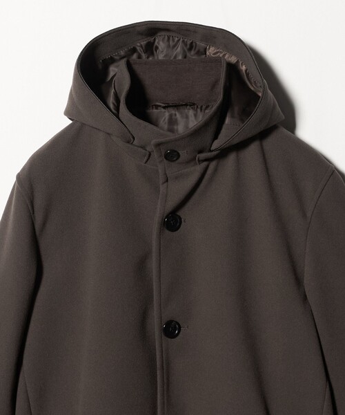 A DAY IN THE LIFE UNITED ARROWS（アデイインザライフユナイテッドアローズ）の「ニットメルトン フードコート-防風-＜A DAY IN THE LIFE＞（その他アウター・メンズ・ブラウン系/オリーブ/ネイビー・M/S/L）」の15枚目の写真