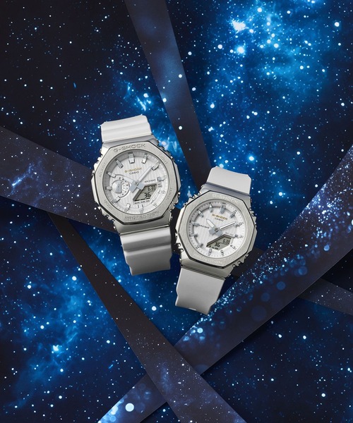 G-SHOCK（ジーショック）の「PRECIOUS HEART SELECTION 2025 / GM-S2110SH-7AJF（アナログ腕時計・メンズ・ホワイト×シルバー・FREE）」の2枚目の写真