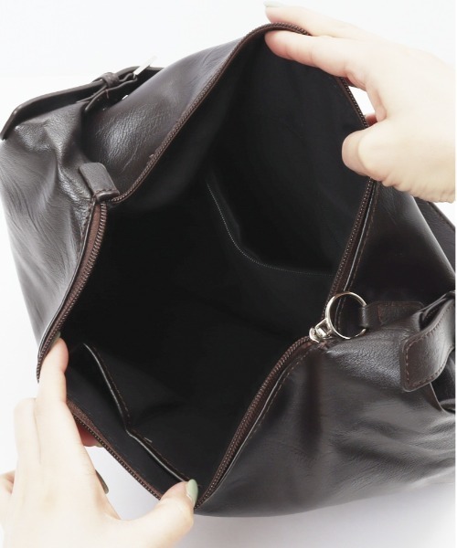 BACKYARD FAMILY(バックヤードファミリー)の「ショルダーバッグ かばん 斜め掛け 肩掛け 通勤 大容量 bag8225(ショルダーバッグ・レディース・ホワイト/ブラック/ダークブラウン・FREE)」の17枚目の写真