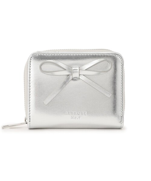 Ober Tashe(オーバータッシェ)の「【新生活・新学期】リボン二つ折り財布(財布・レディース・ブラック/シルバー/レッド系1・FREE)」の3枚目の写真