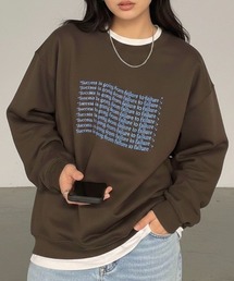 link lot | 【裏起毛】【男女兼用】アソートプリントスウェットプルオーバー ムーンプリント/ウェーブロゴ(スウェット)