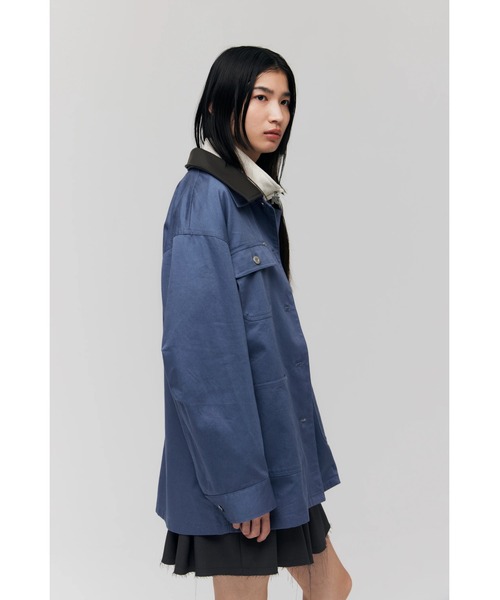 FELICITY（フェリシティ）の「Pocket Work Jacket（その他アウター・レディース・ブルー/ベージュ・2）」の21枚目の写真