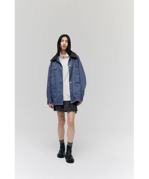 FELICITY（フェリシティ）の「Pocket Work Jacket（その他アウター・レディース・ブルー/ベージュ・2）」の19枚目の写真