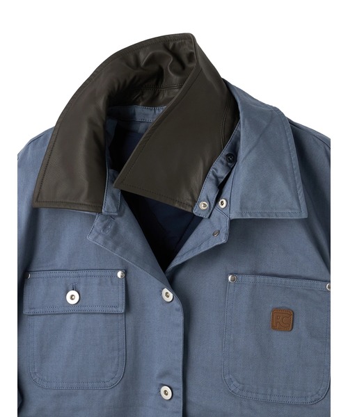 FELICITY（フェリシティ）の「Pocket Work Jacket（その他アウター・レディース・ブルー/ベージュ・2）」の14枚目の写真