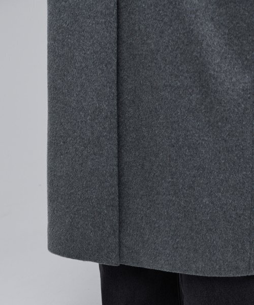 MUSINSA STANDARD（ムシンサスタンダード）の「カシミアブレンドパパショルダーダブルロングコート[ミディアムグレー]（チェスターコート・メンズ・その他・MEDIUM/LARGE/X-LARGE/XX-LARGE）」の12枚目の写真