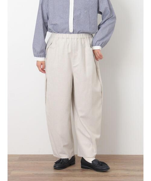 Samansa Mos2(サマンサ モスモス)の「【M/Lサイズ】サイド深タックバレルパンツ(その他パンツ・レディース・カーキ/チャコールグレー/ブルー/ベージュ・L/M)」の13枚目の写真