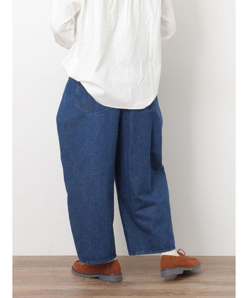 Samansa Mos2(サマンサ モスモス)の「【M/Lサイズ】サイド深タックバレルパンツ(その他パンツ・レディース・カーキ/チャコールグレー/ブルー/ベージュ・L/M)」の17枚目の写真