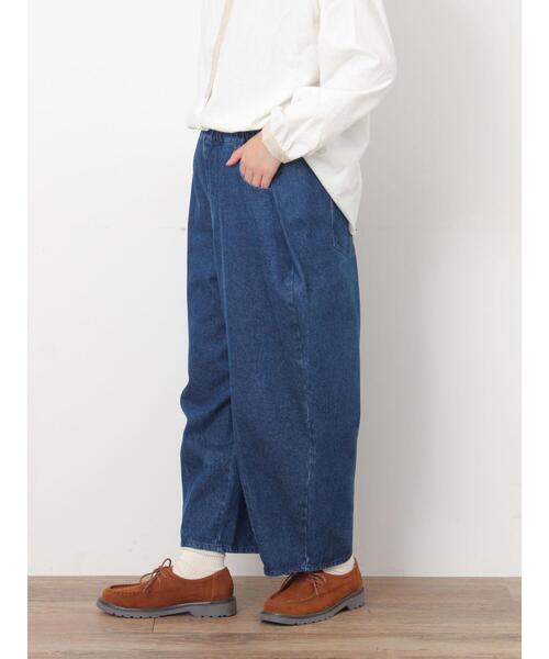 Samansa Mos2(サマンサ モスモス)の「【M/Lサイズ】サイド深タックバレルパンツ(その他パンツ・レディース・カーキ/チャコールグレー/ブルー/ベージュ・L/M)」の18枚目の写真